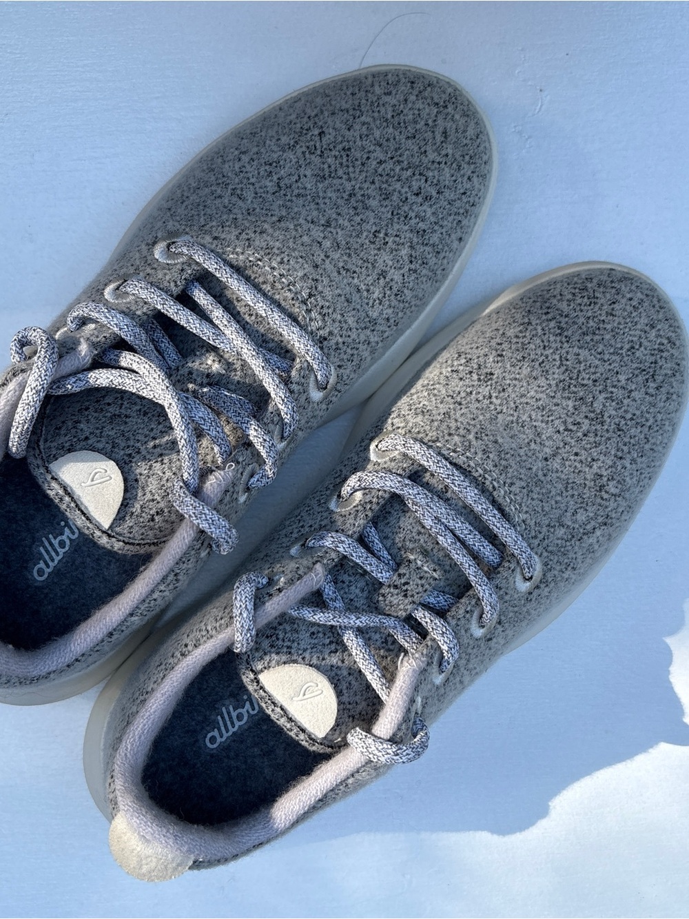 allbirds Heathered Gray Wool Sneakers